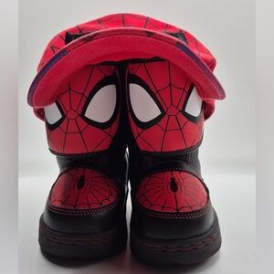 Marvel Black and Red Footwear boots and cap